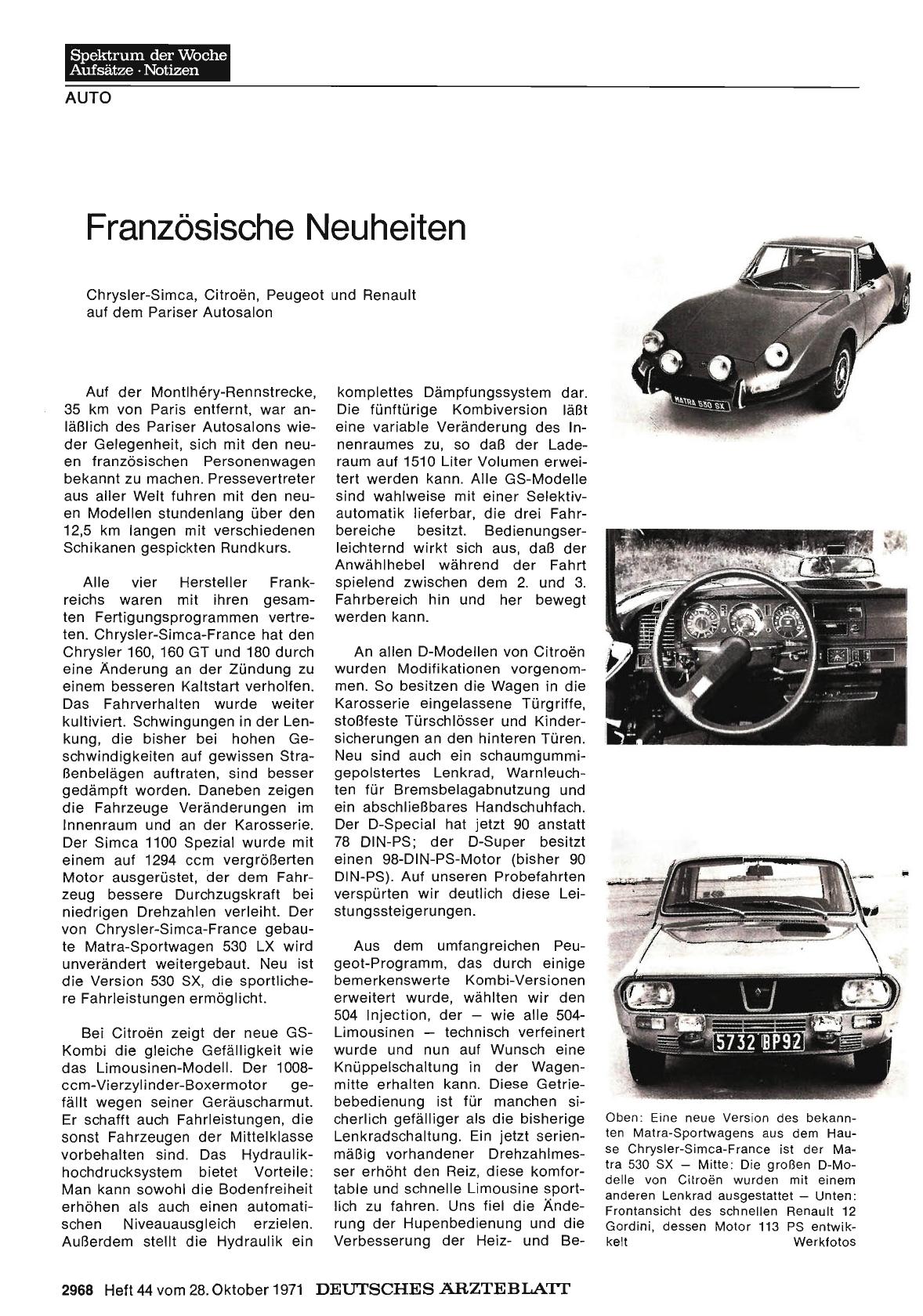 Vorschauseite 1: Französische Neuheiten