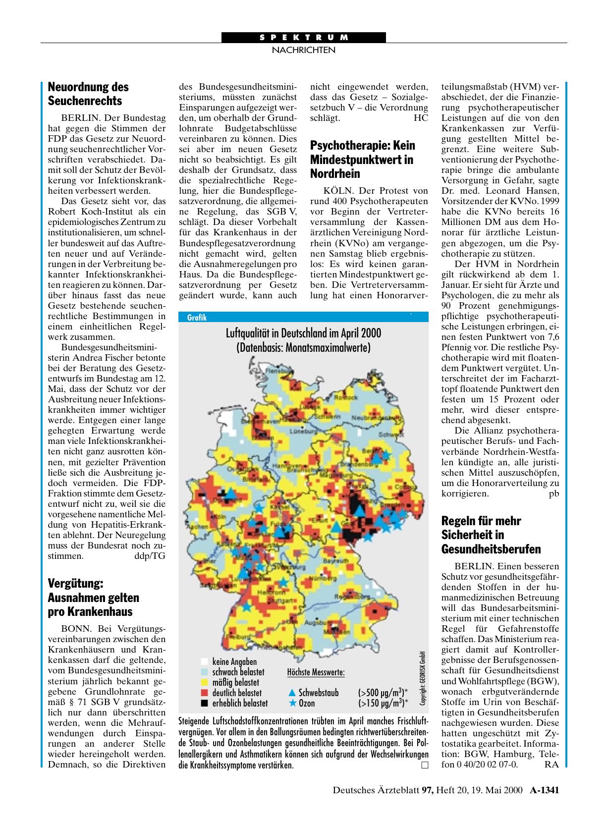 Vorschauseite 1: Neuordnung des Seuchenrechts