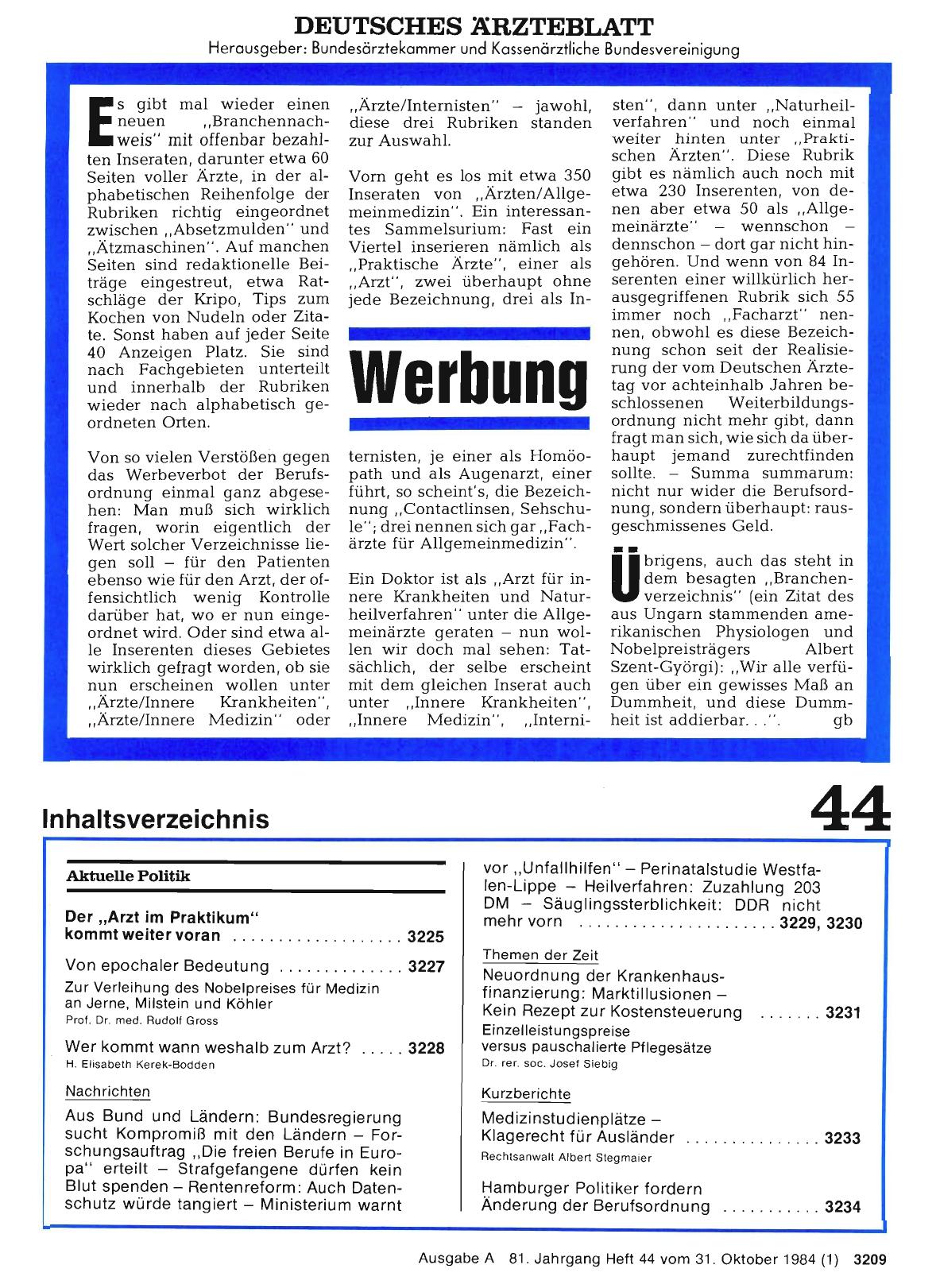 Vorschauseite 1: Werbung