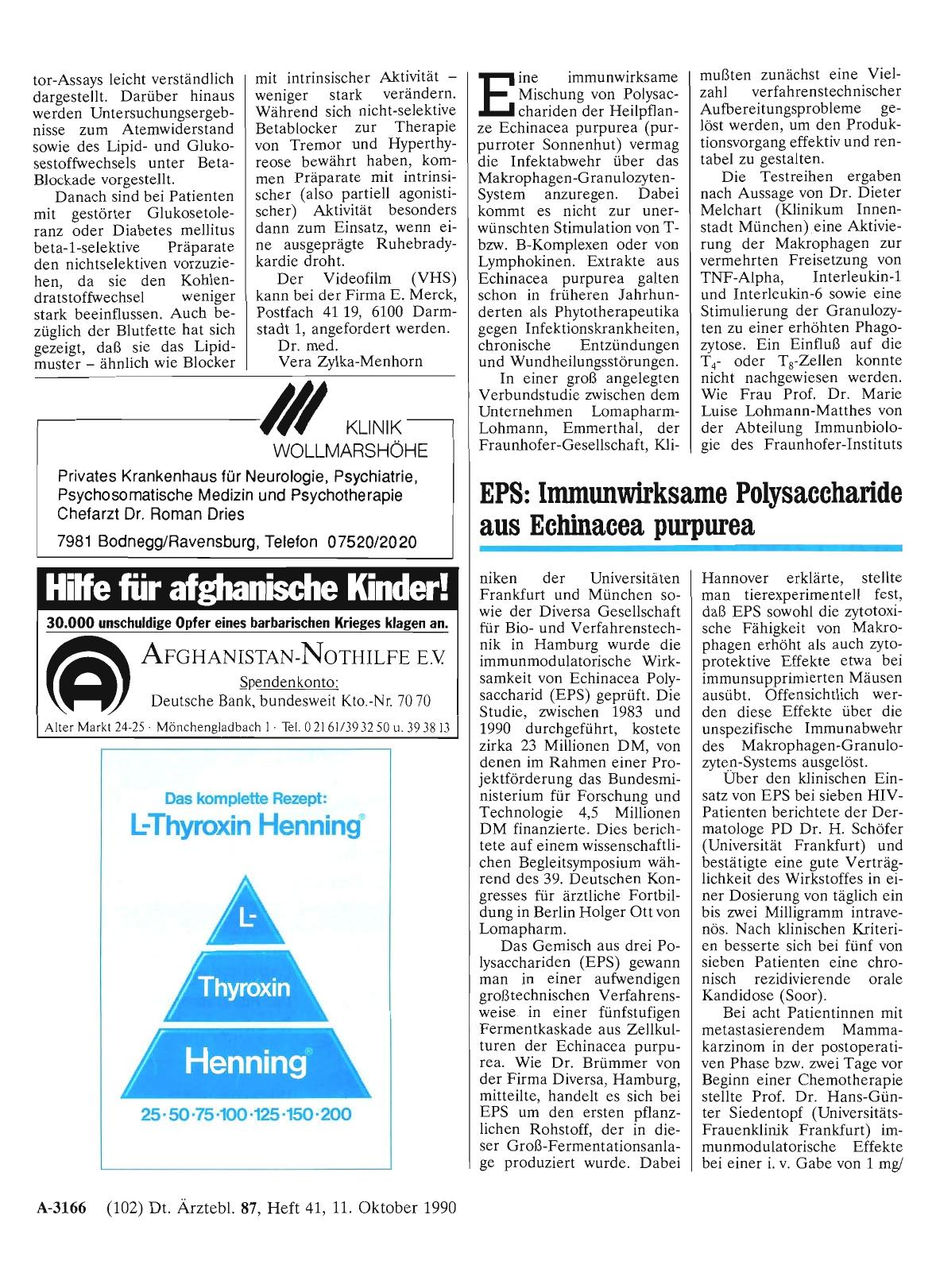 Vorschauseite 1: EPS: Immunwirksame Polysaccharide aus Echinacea purpurea