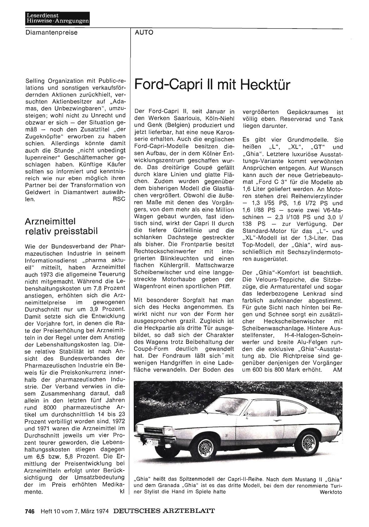 Vorschauseite 1: Ford-Capri II mit Hecktür