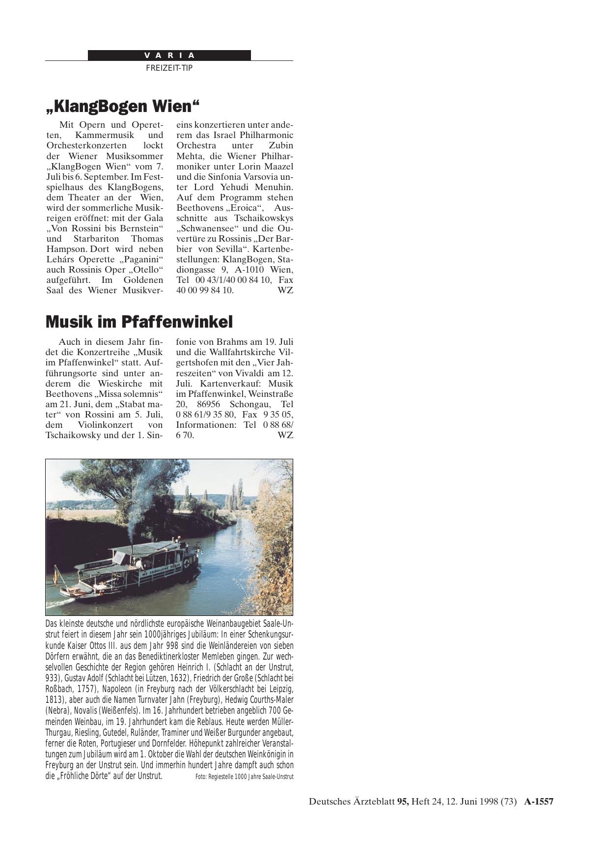 Vorschauseite 1: Musik im Pfaffenwinkel