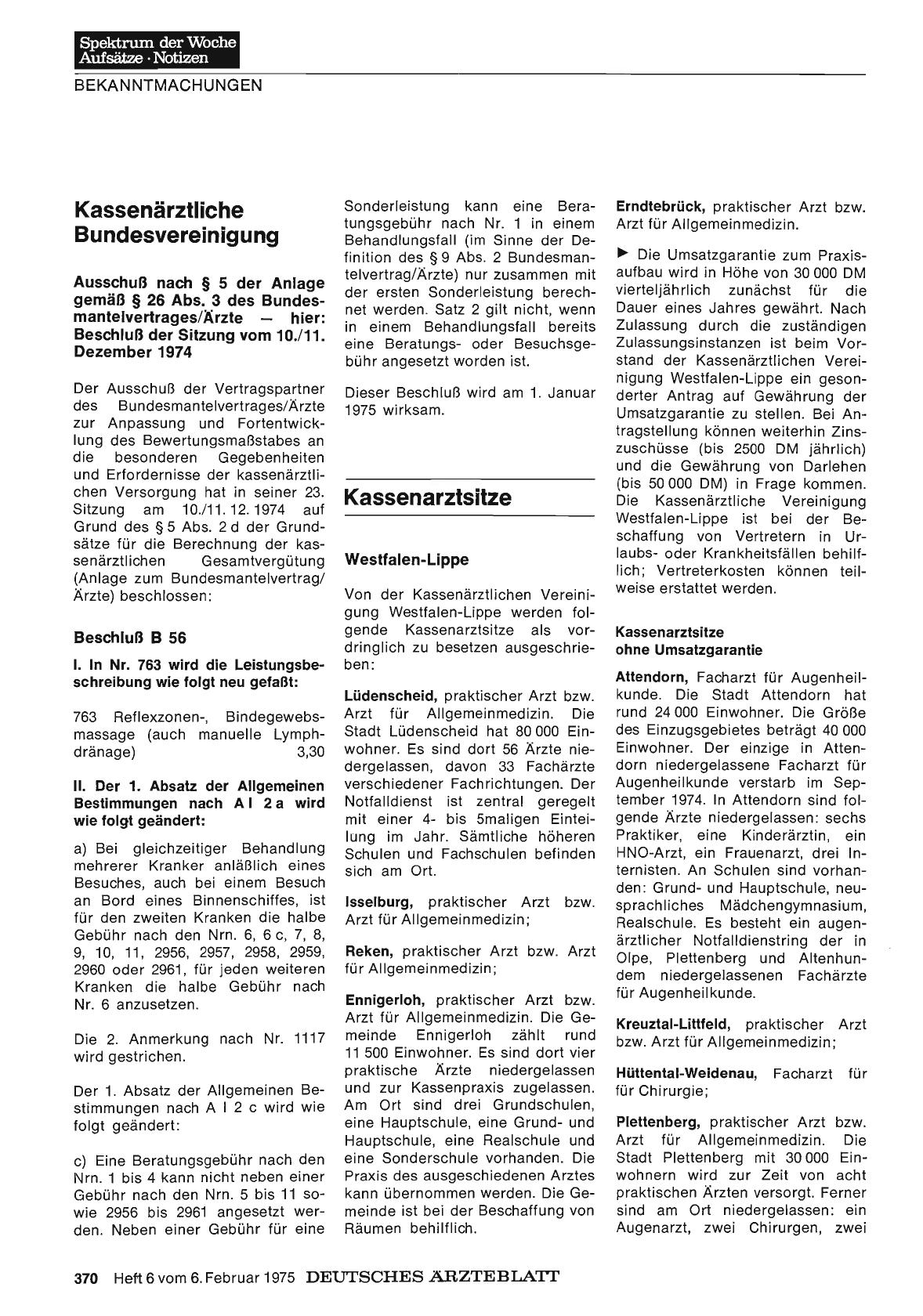 Vorschauseite 1: Kassenärztliche Bundesvereinigung