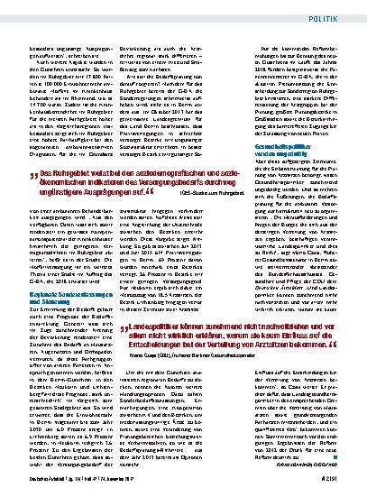 Vorschauseite 3: Bedarfsplanung: Ende einer Sonderregion