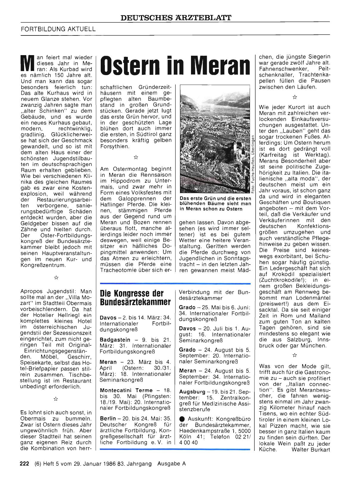 Vorschauseite 1: Die Kongresse der Bundesärztekammer