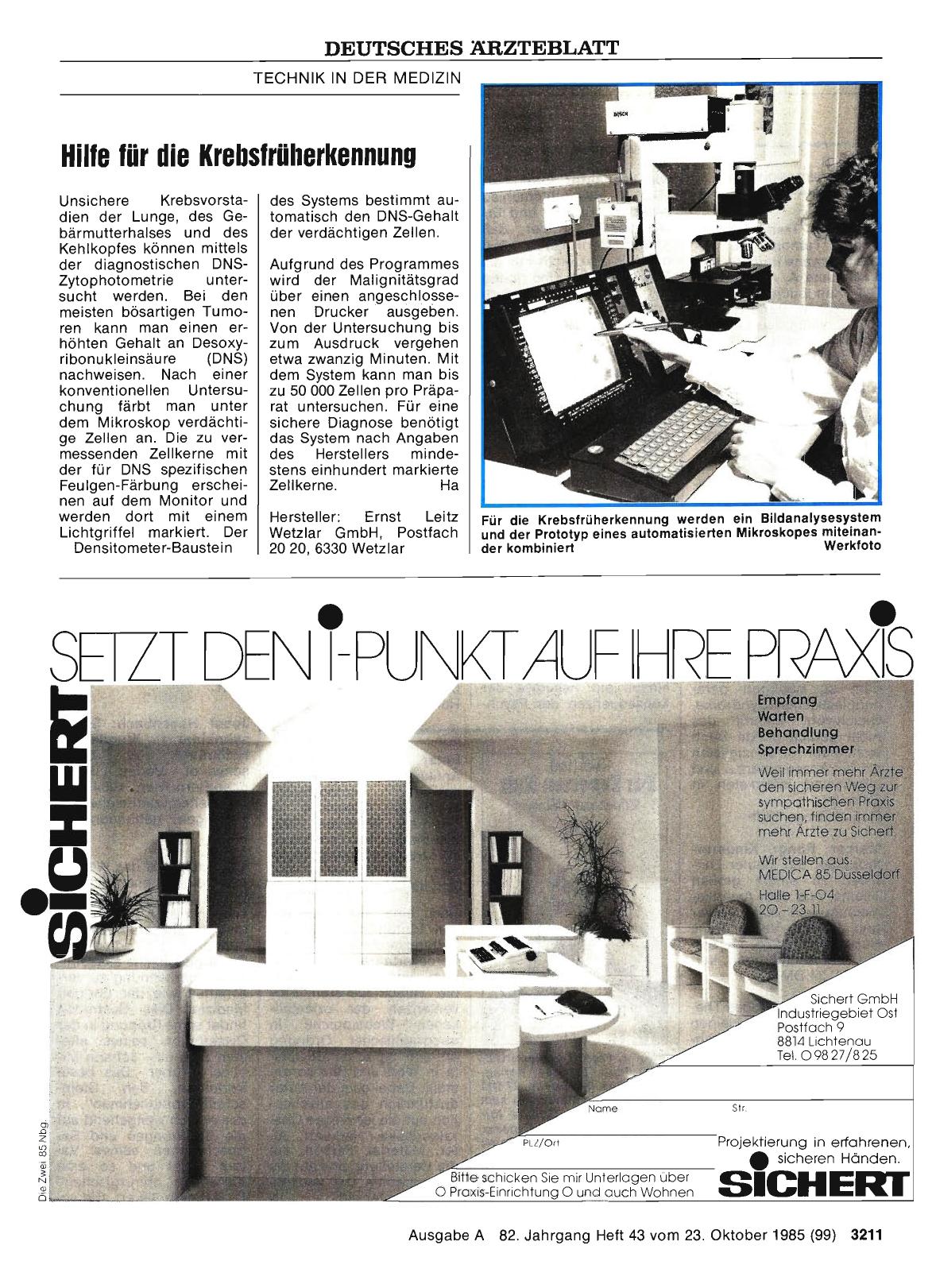 Vorschauseite 1: Hilfe für die Krebsfrüherkennung