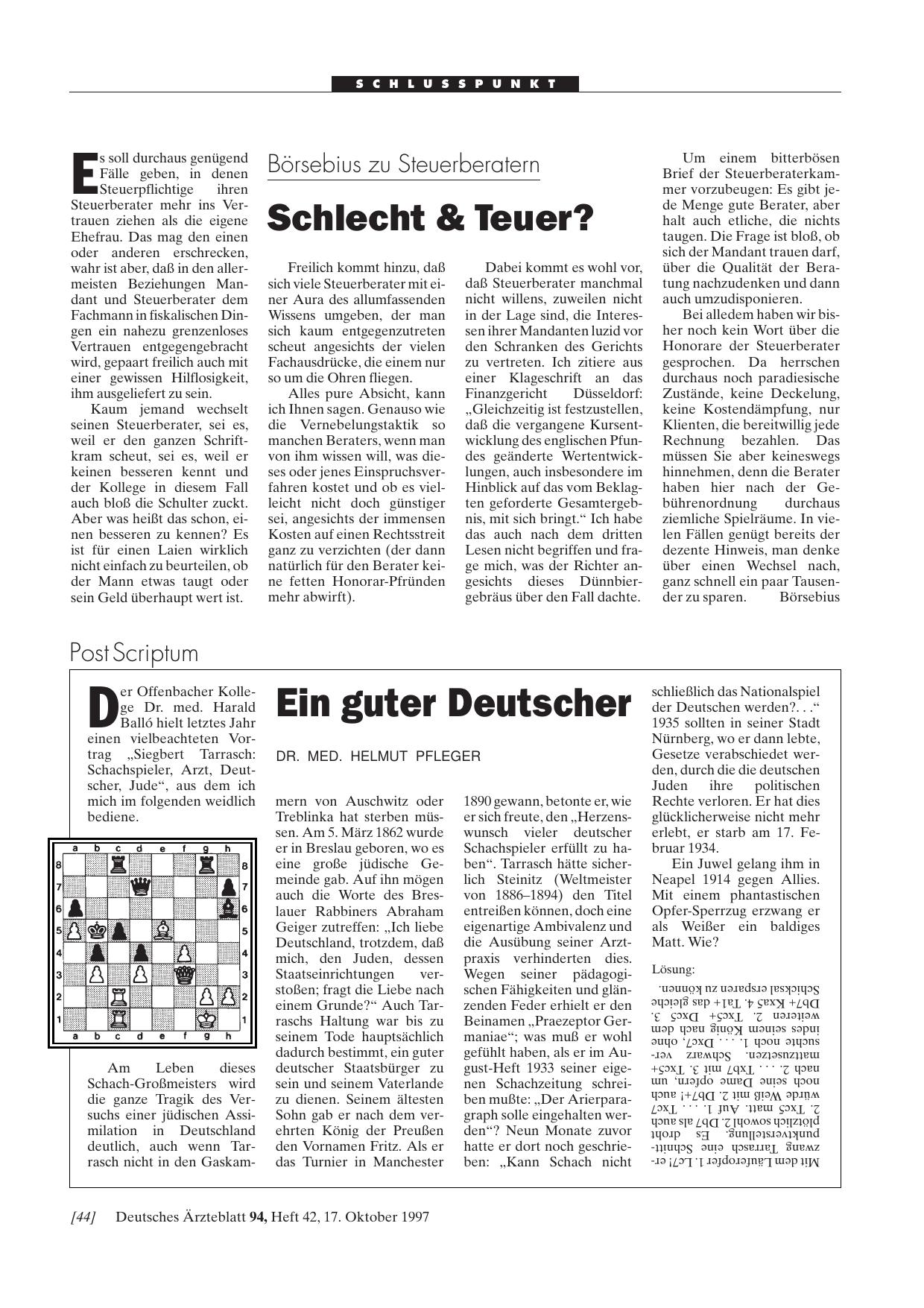 Vorschauseite 1: Börsebius zu Steuerberatern: Schlecht & Teuer?