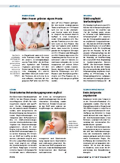 Vorschauseite 1: Asthma: Strukturiertes Behandlungsprogramm ergänzt