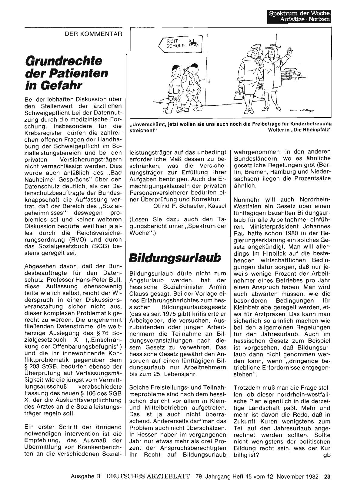 Vorschauseite 1: Bildungsurlaub