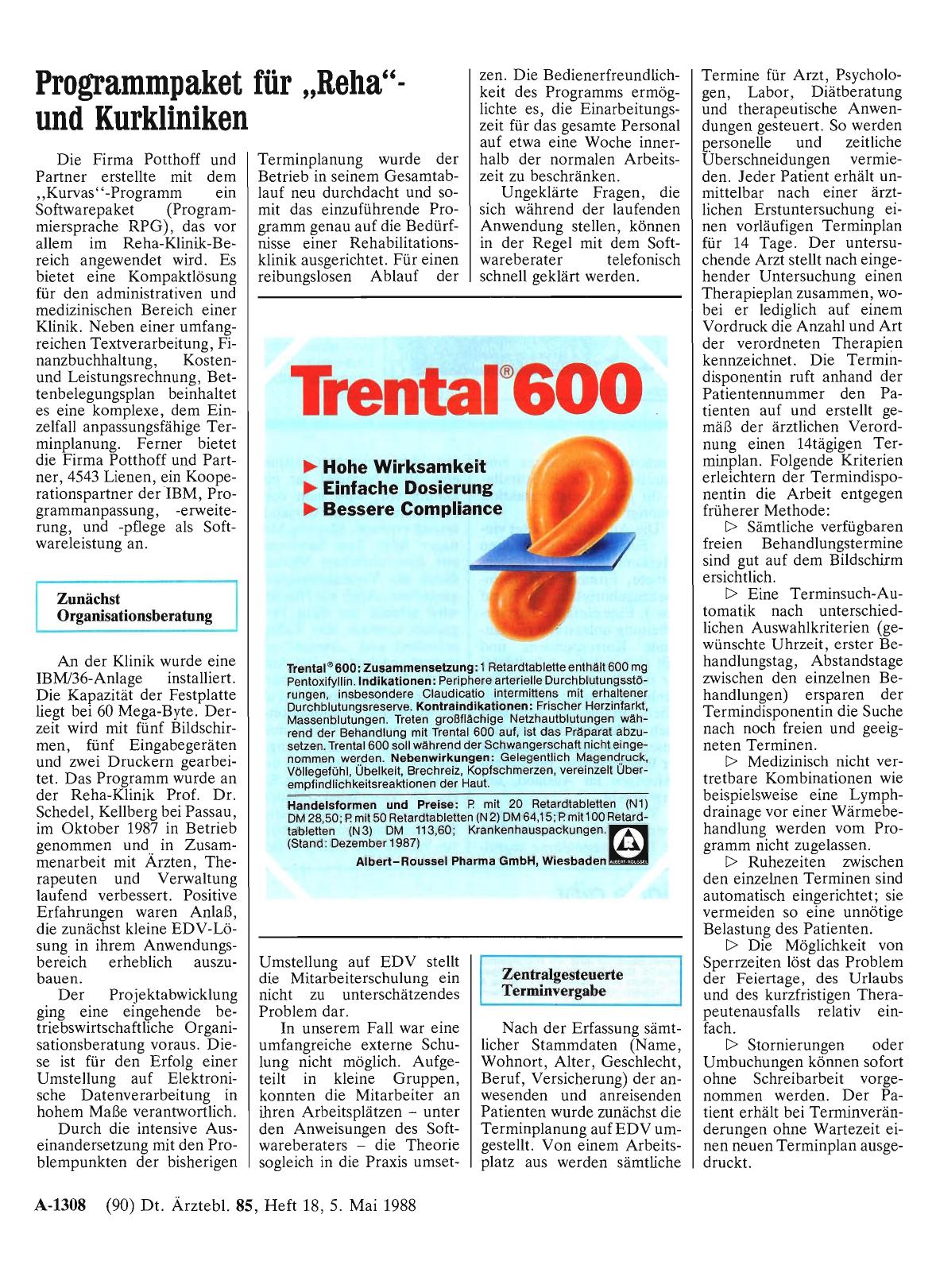 Vorschauseite 1: Programmpaket für „Reha“- und Kurkliniken
