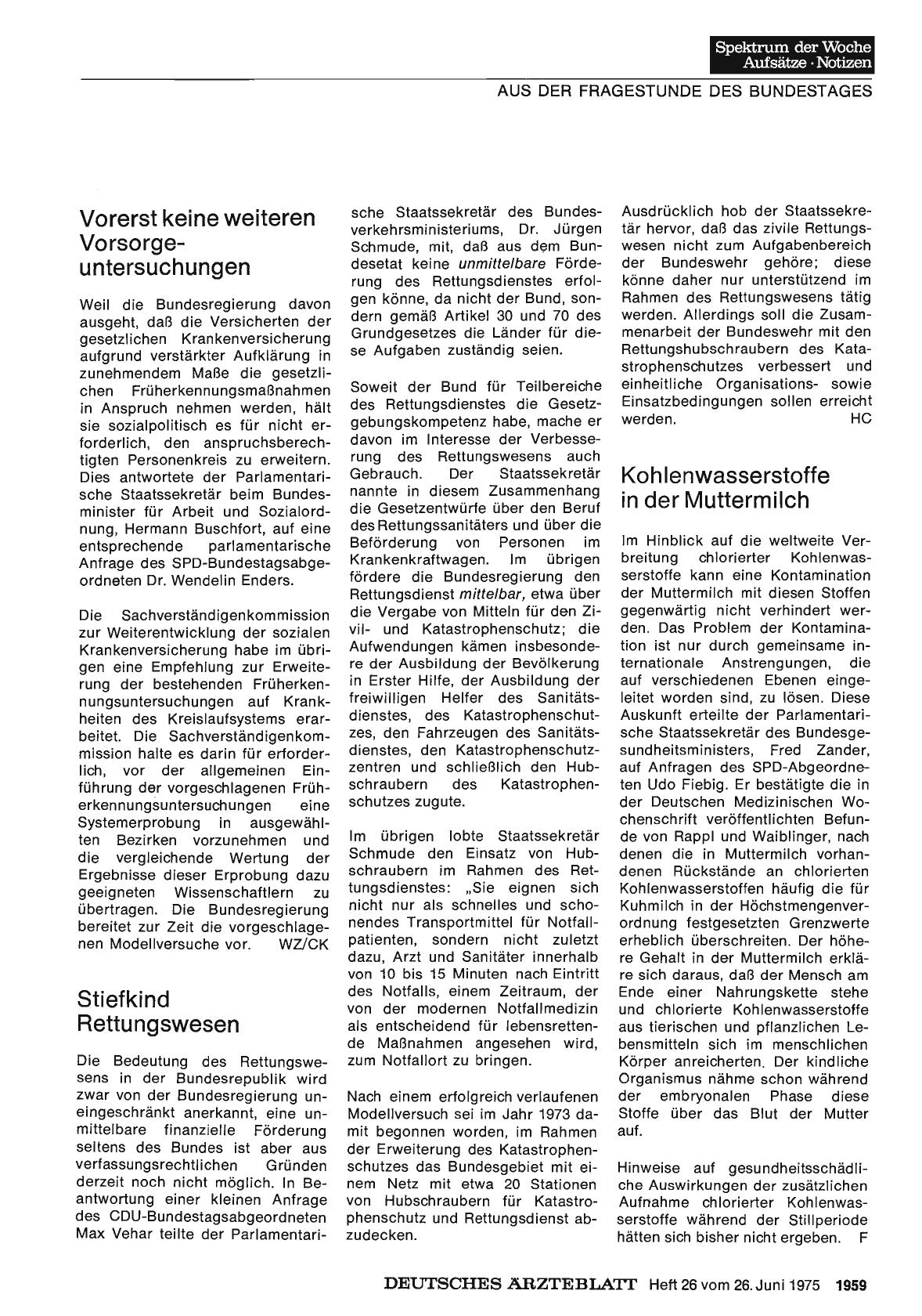 Vorschauseite 1: Stiefkind Rettungswesen
