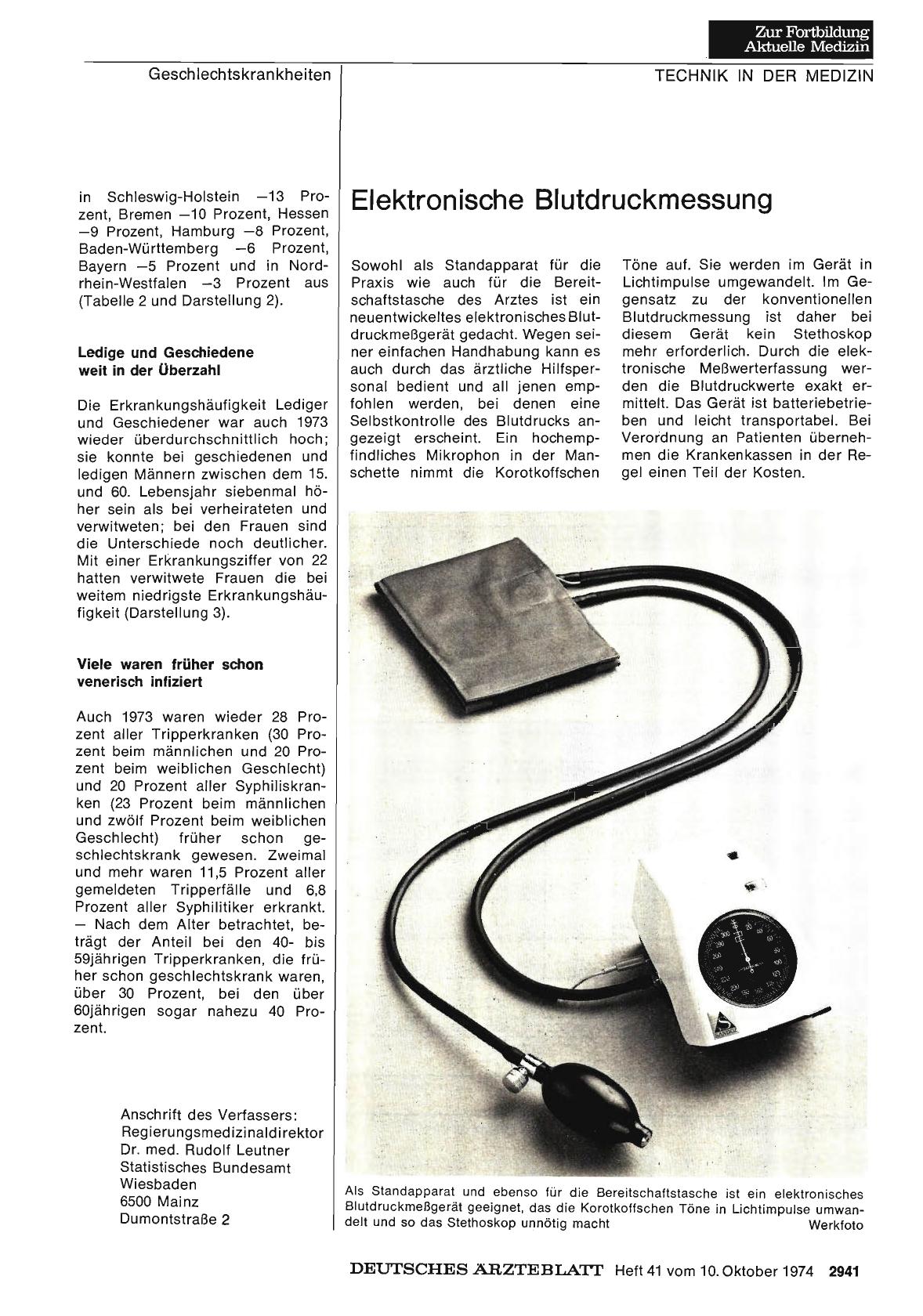 Vorschauseite 1: Elektronische Blutdruckmessung
