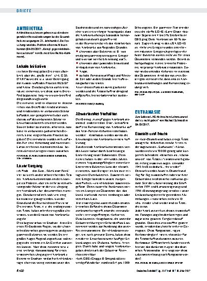 Vorschauseite 1: Antibiotika: Abwartendes Verhalten