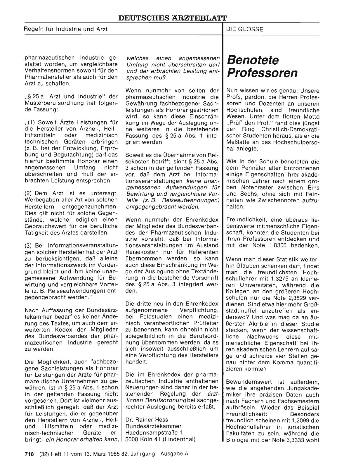 Vorschauseite 1: Benotete Professoren