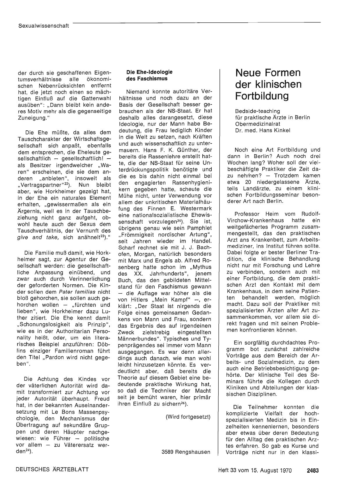 Vorschauseite 1: Neue Formen der klinischen Fortbildung
