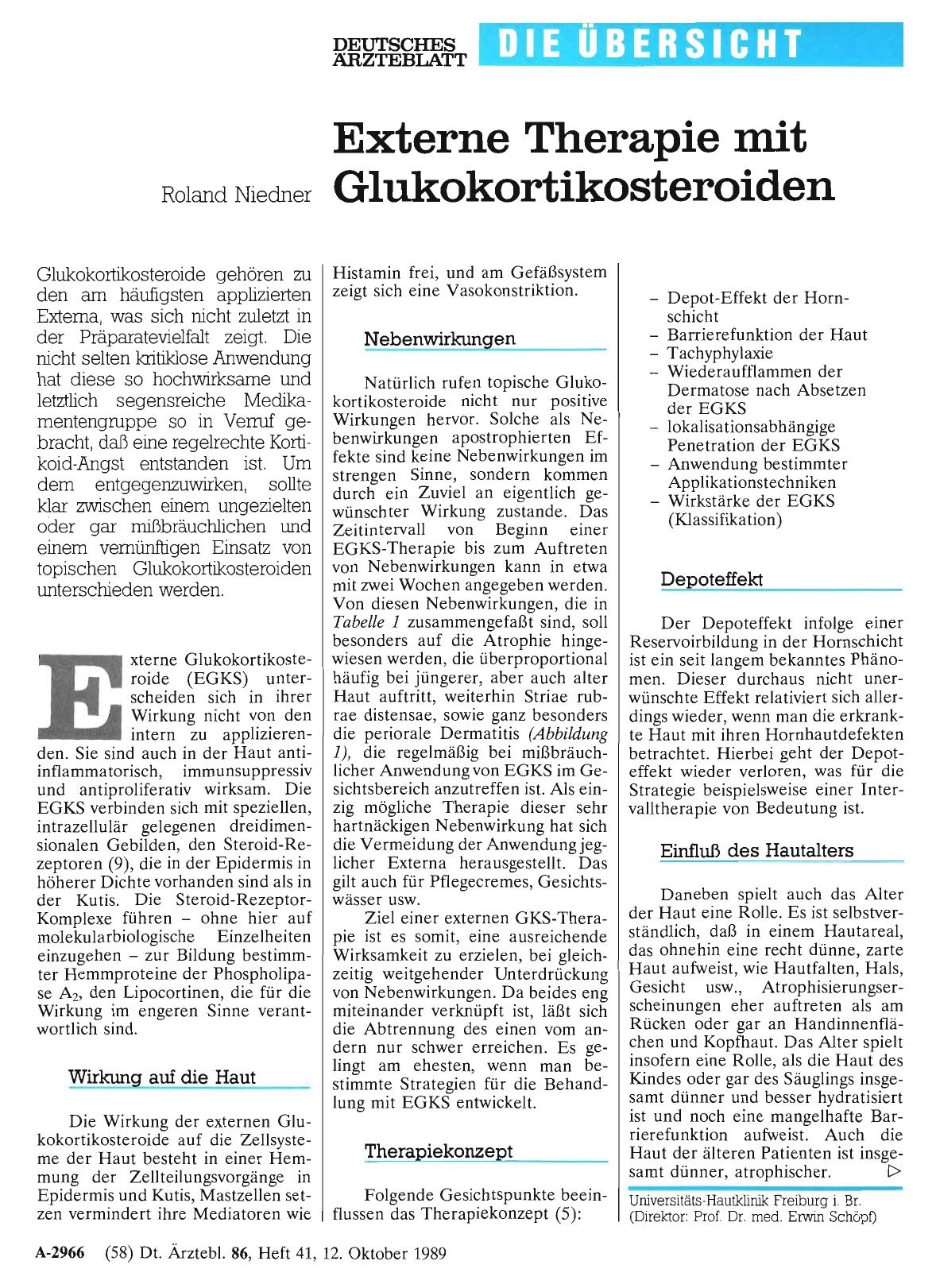 Vorschauseite 1: Externe Therapie mit Glukokortikosteroiden