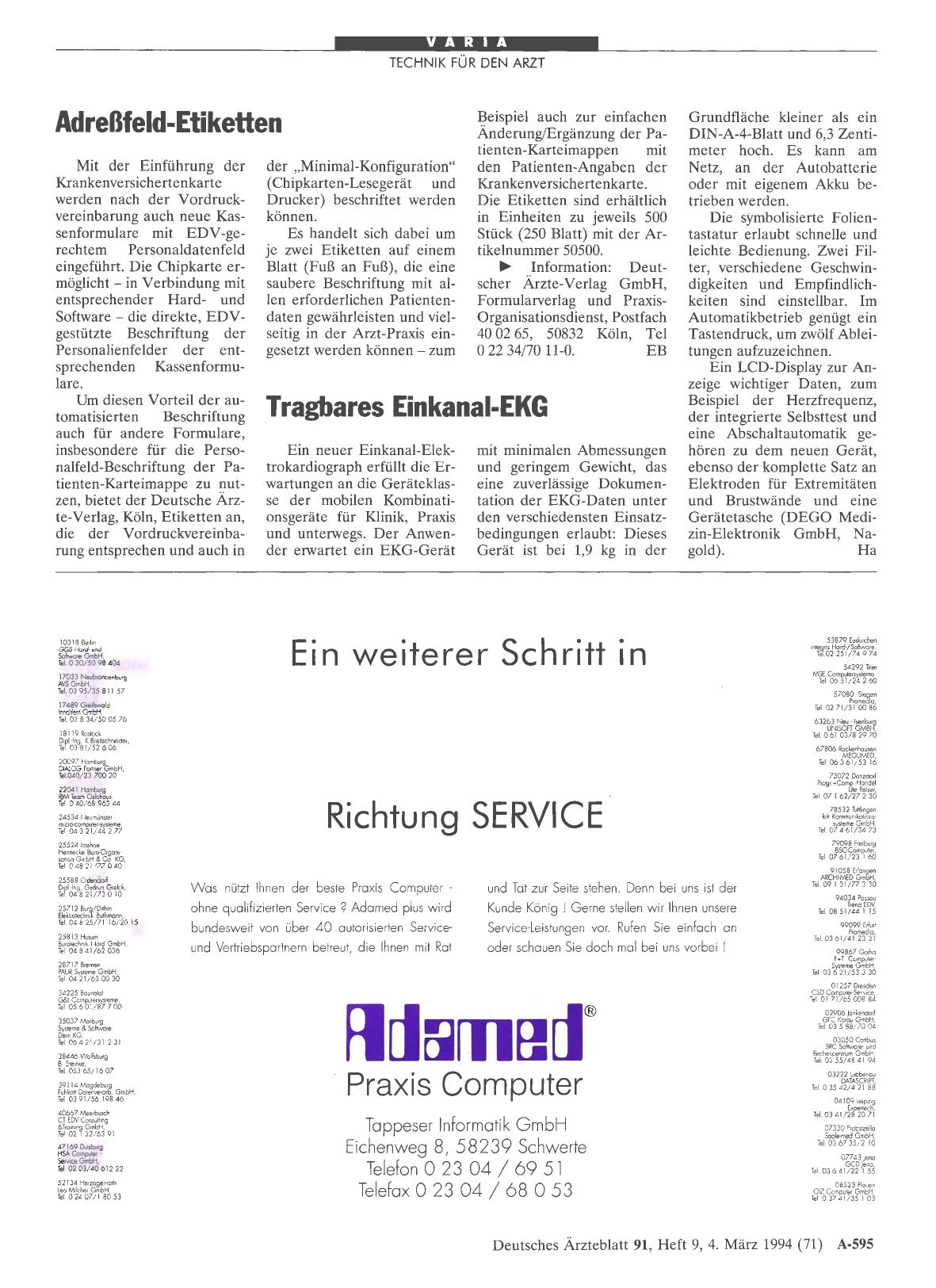 Vorschauseite 1: Tragbares Einkanai-EKG