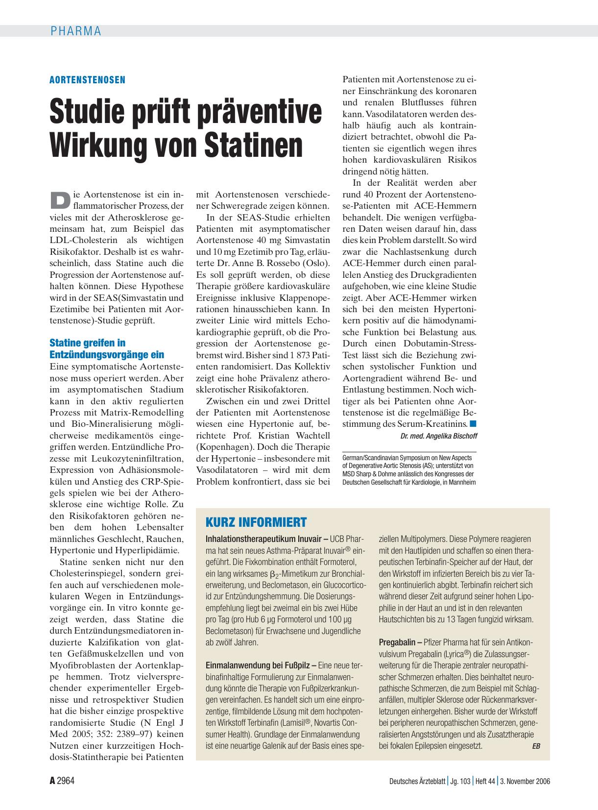 Vorschauseite 1: KURZ INFORMIERT
