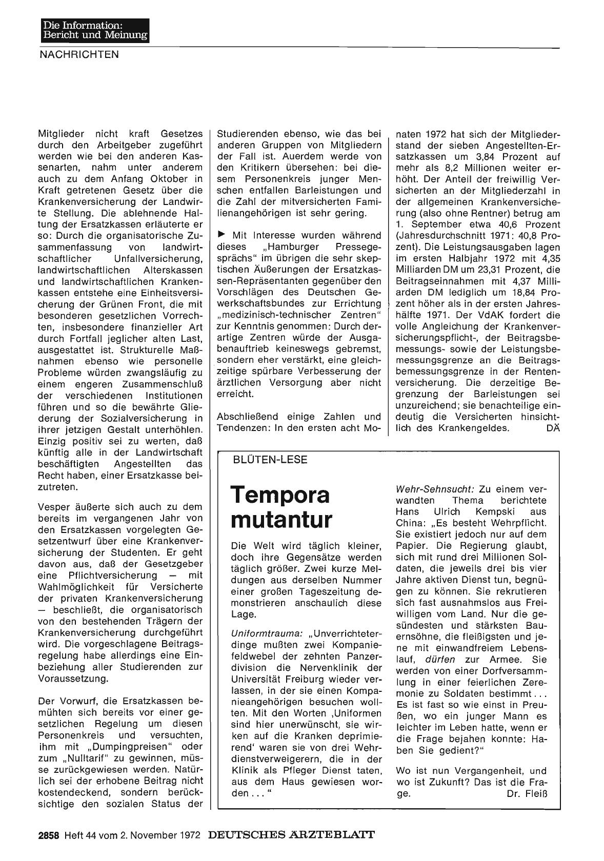 Vorschauseite 1: Tempora mutantur
