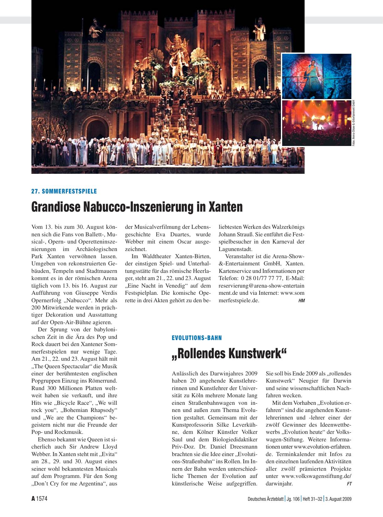 Vorschauseite 1: Evolutions-Bahn: „Rollendes Kunstwerk“