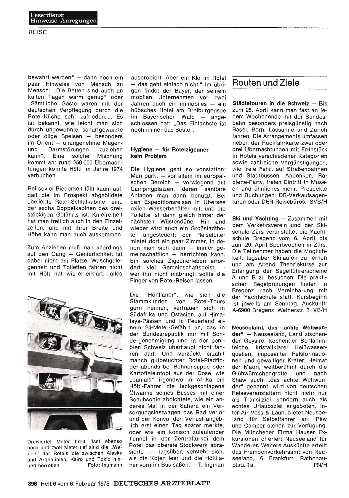 Vorschauseite 1: Routen und Ziele