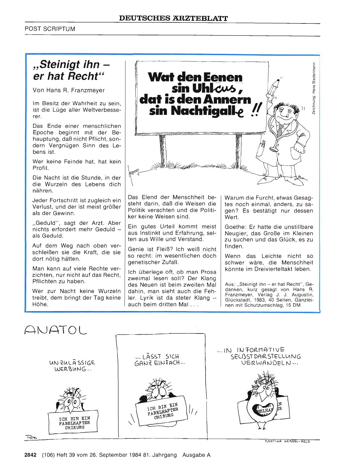 Vorschauseite 1: „Steinigt ihn - er hat Recht