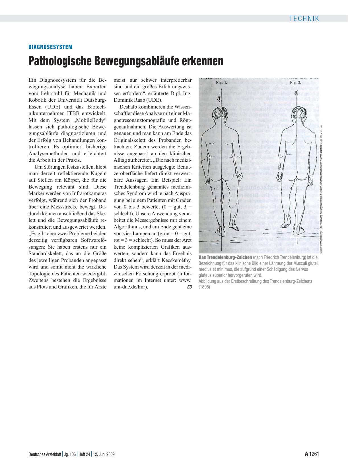 Vorschauseite 1: Diagnosesystem: Pathologische Bewegungsabläufe erkennen