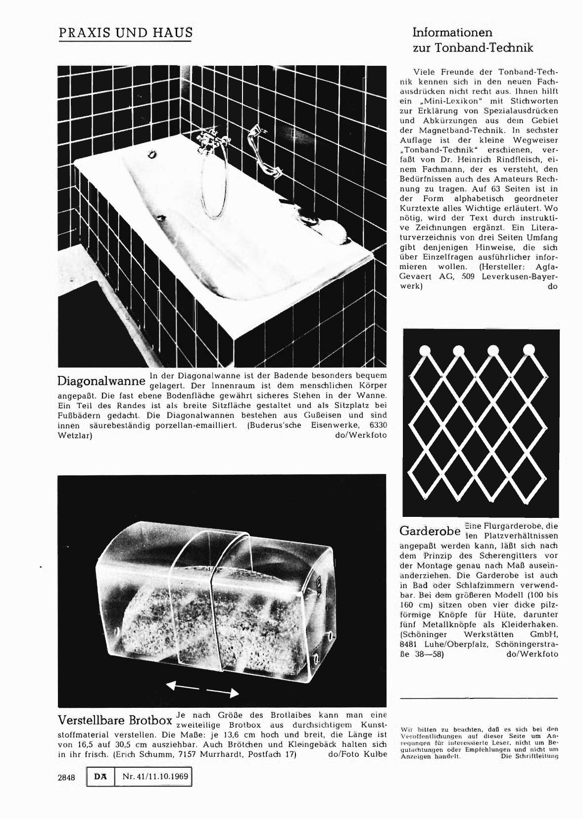 Vorschauseite 1: Diagonalwanne