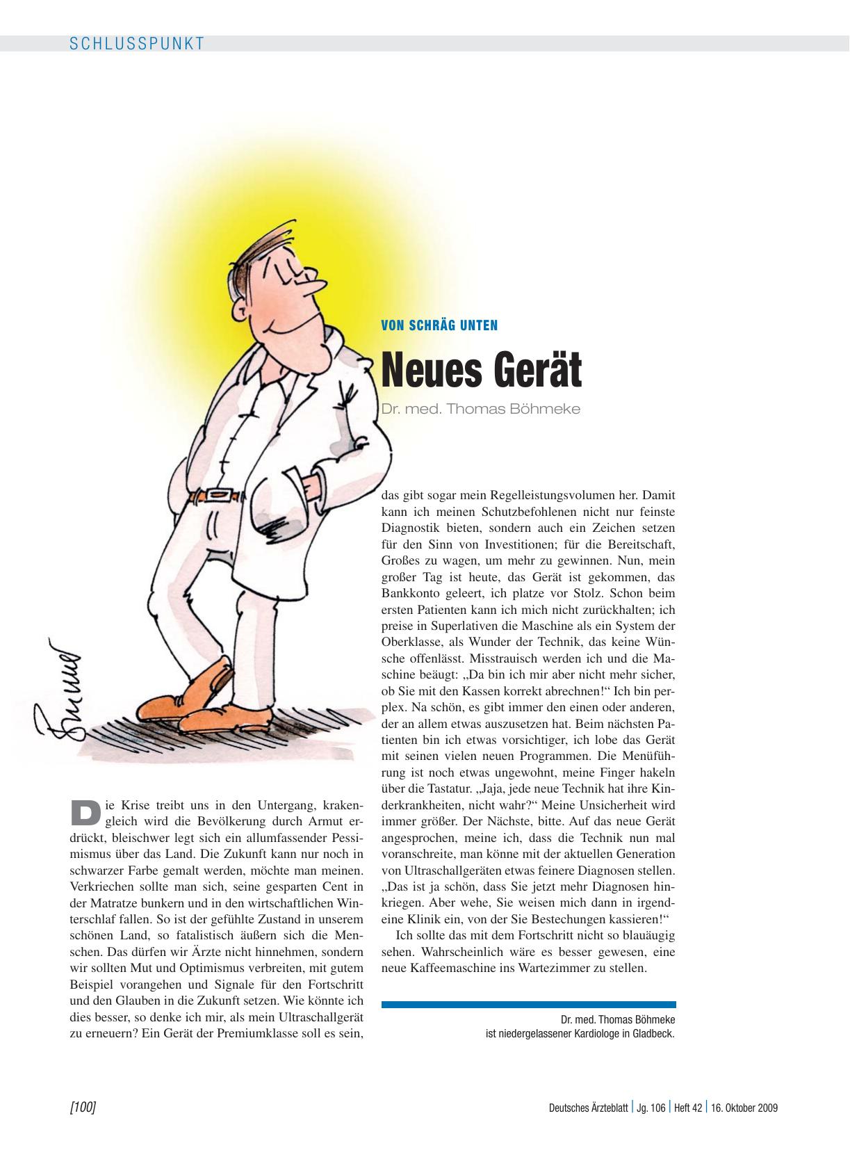 Vorschauseite 1: Von schräg unten: Neues Gerät