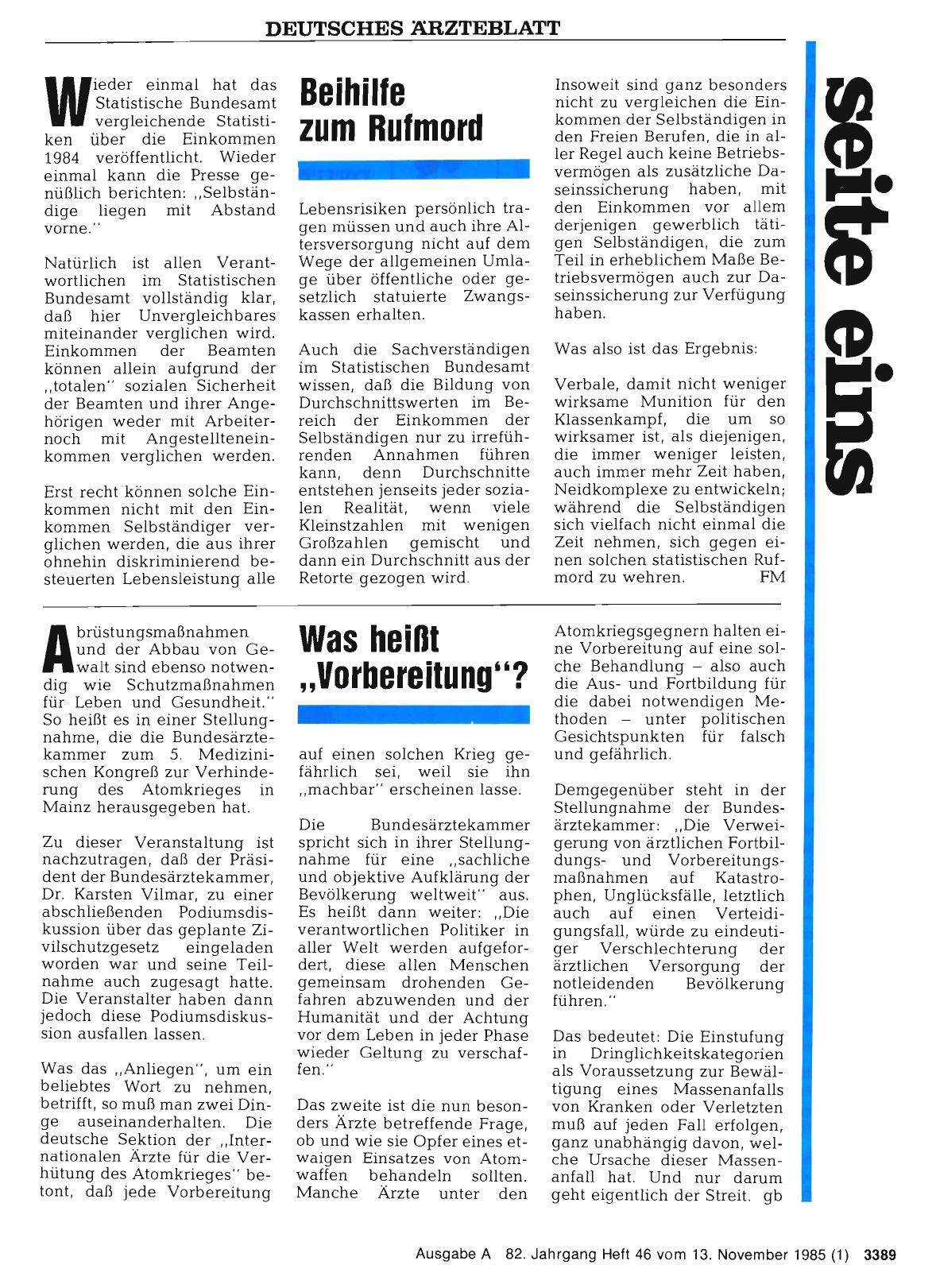 Vorschauseite 1: Beihilfe zum Rufmord