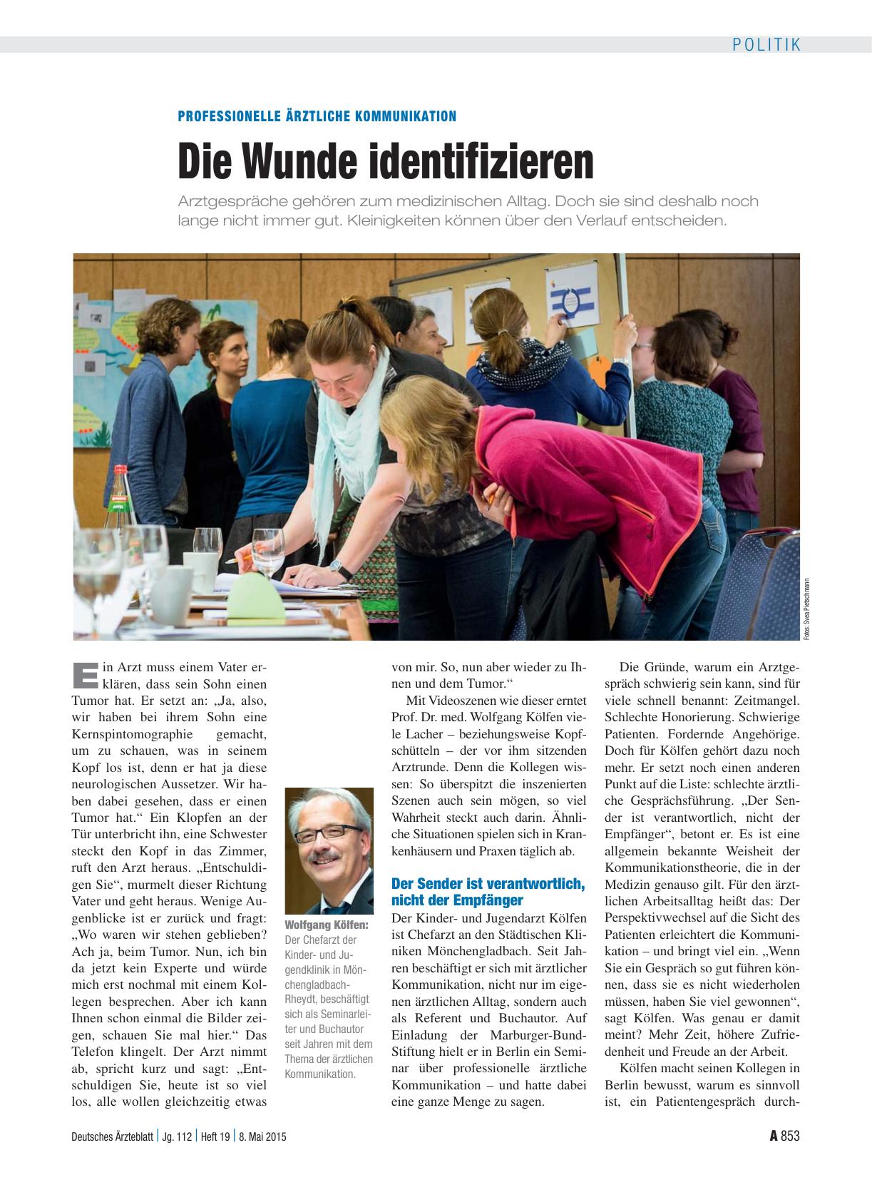 Vorschauseite 1: Professionelle ärztliche Kommunikation: Die Wunde identifizieren