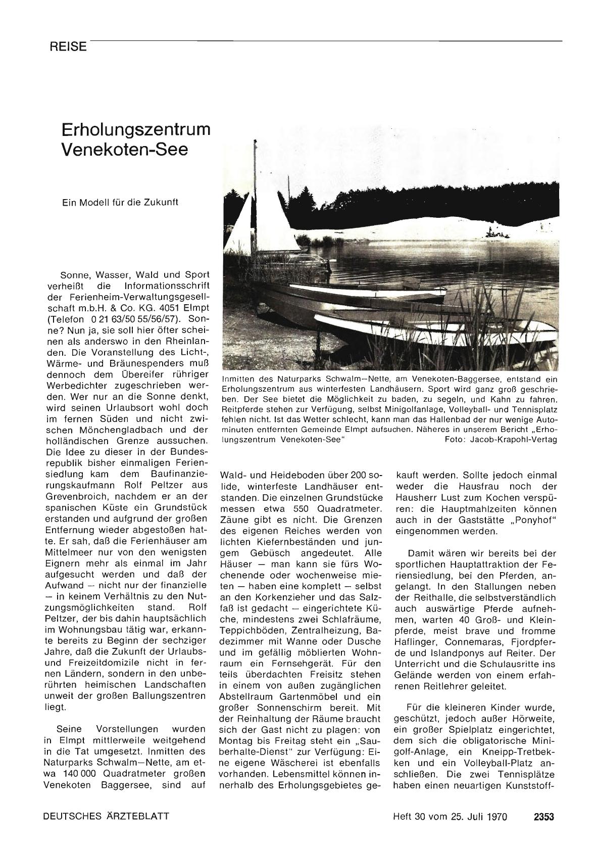 Vorschauseite 1: Erholungszentrum Venekoten-See