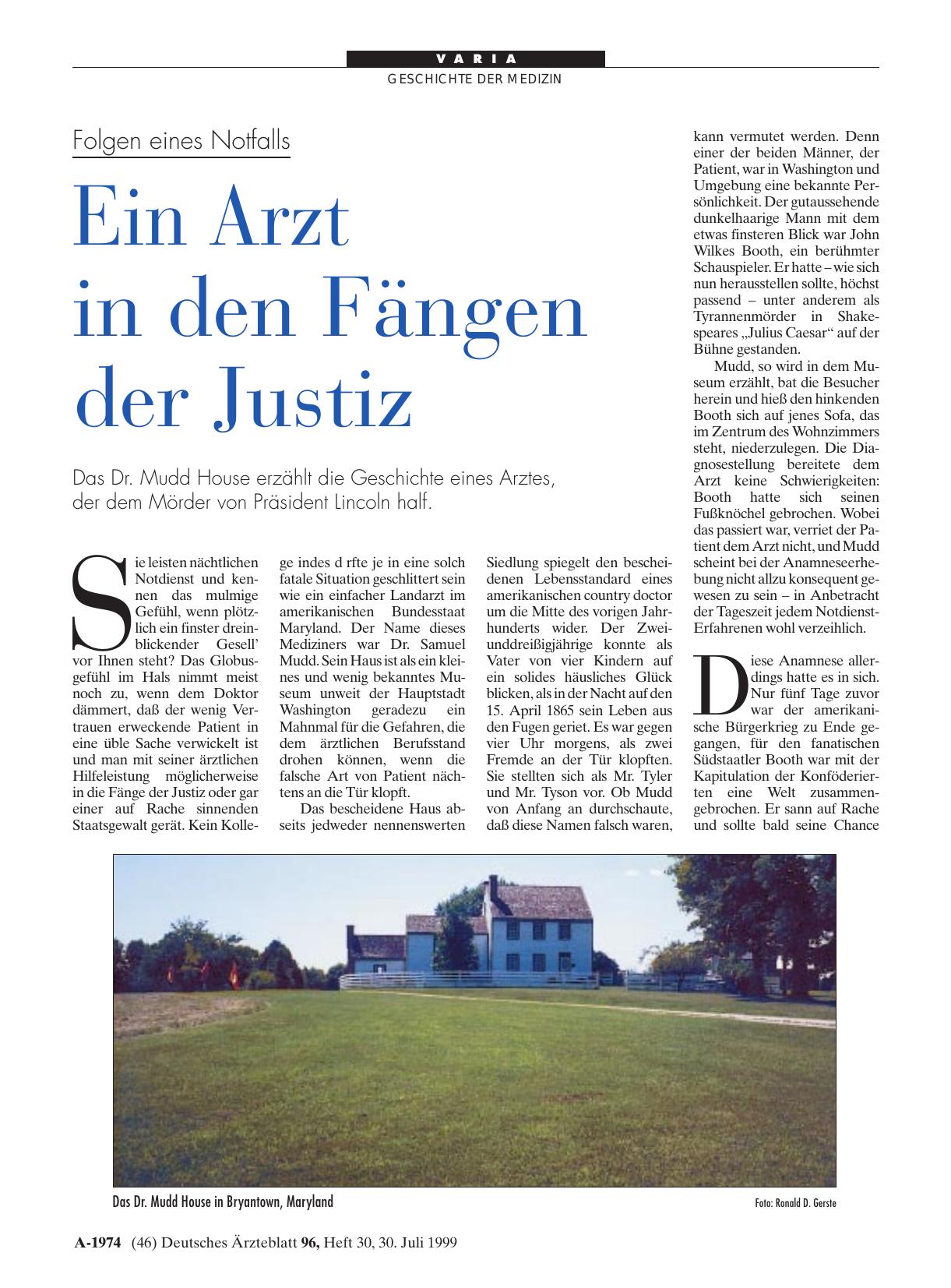 Vorschauseite 1: Folgen eines Notfalls: Ein Arzt in den Fängen der Justiz