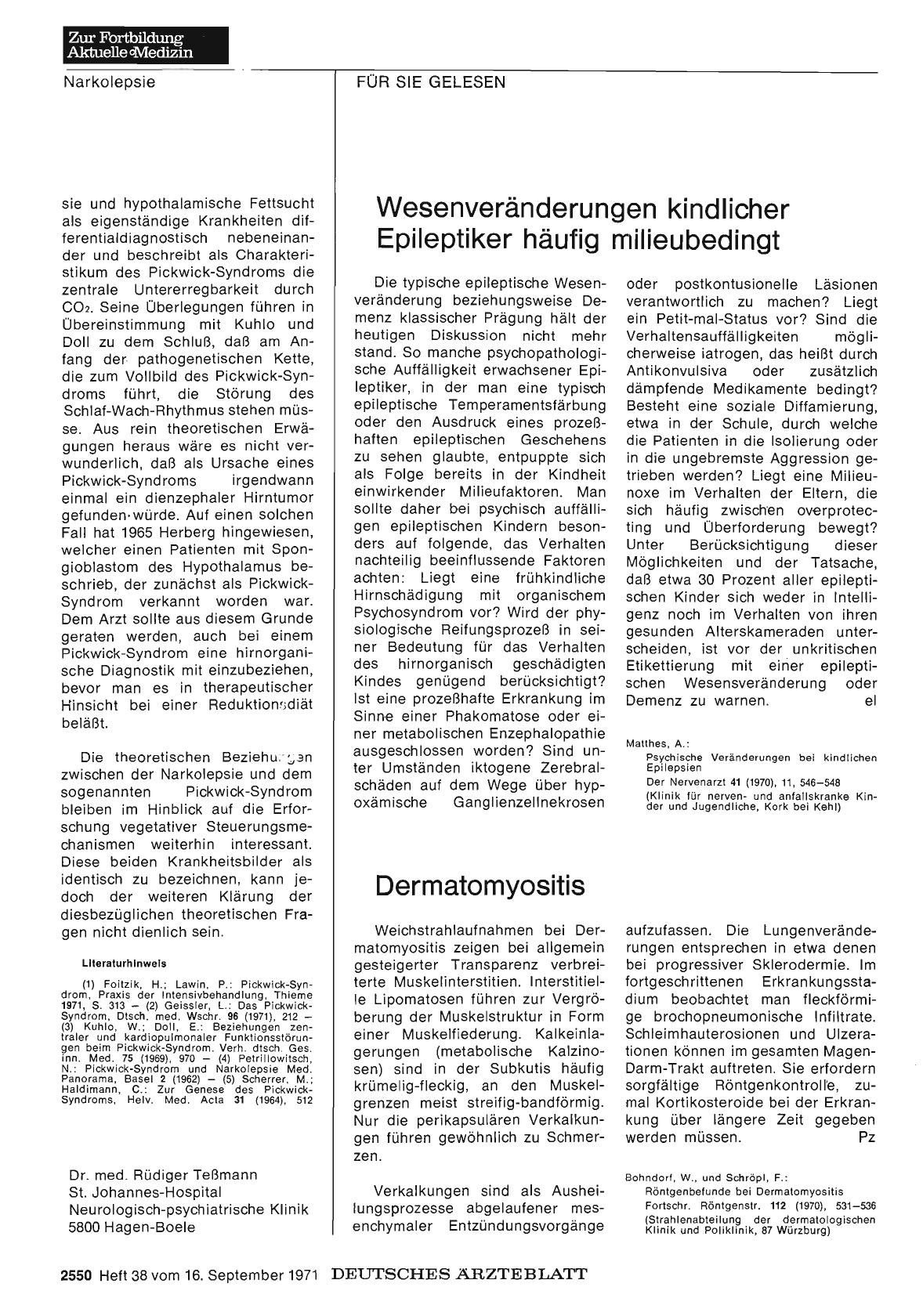 Vorschauseite 1: Dermatomyositis