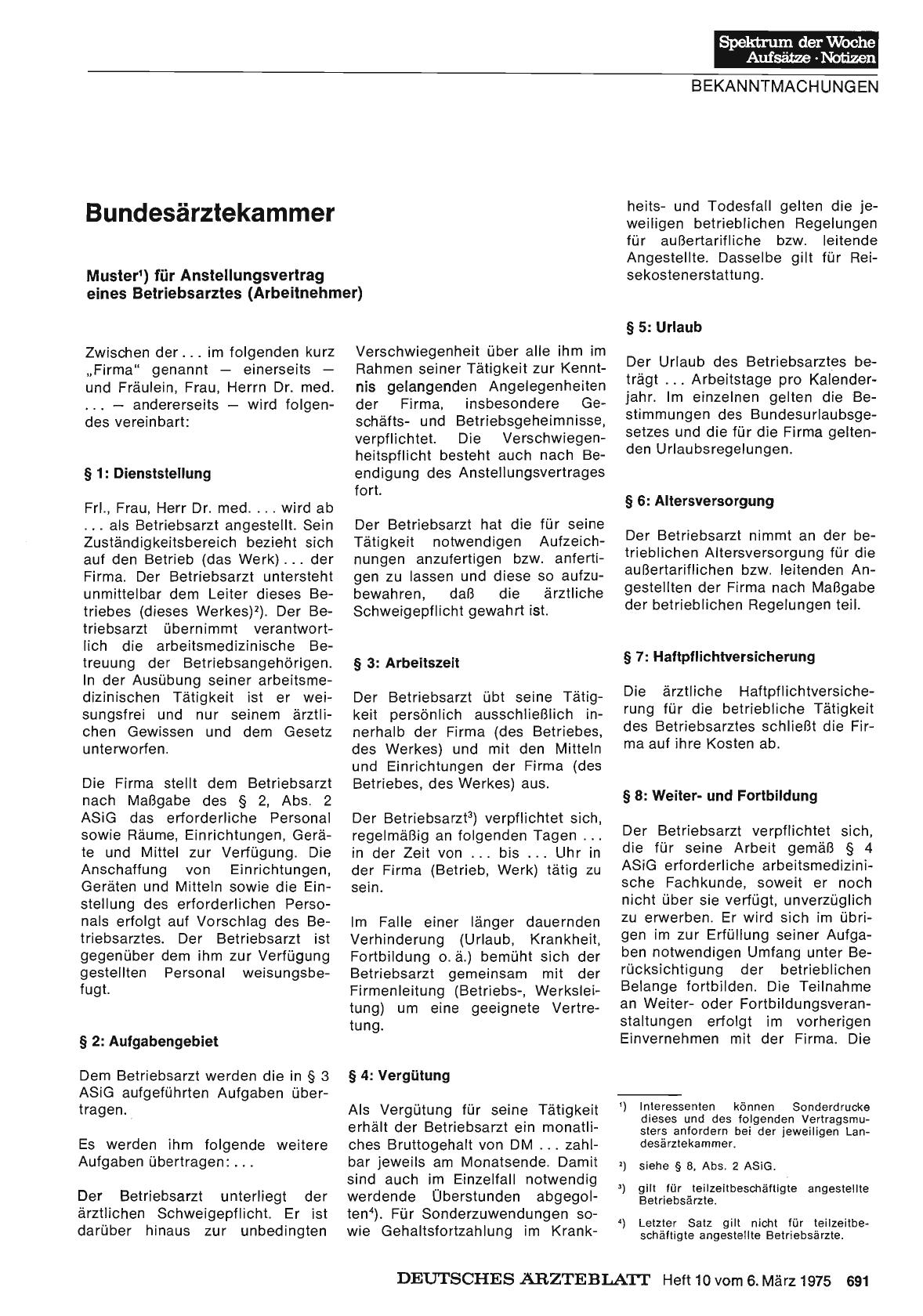 Vorschauseite 1: Bundesärztekammer