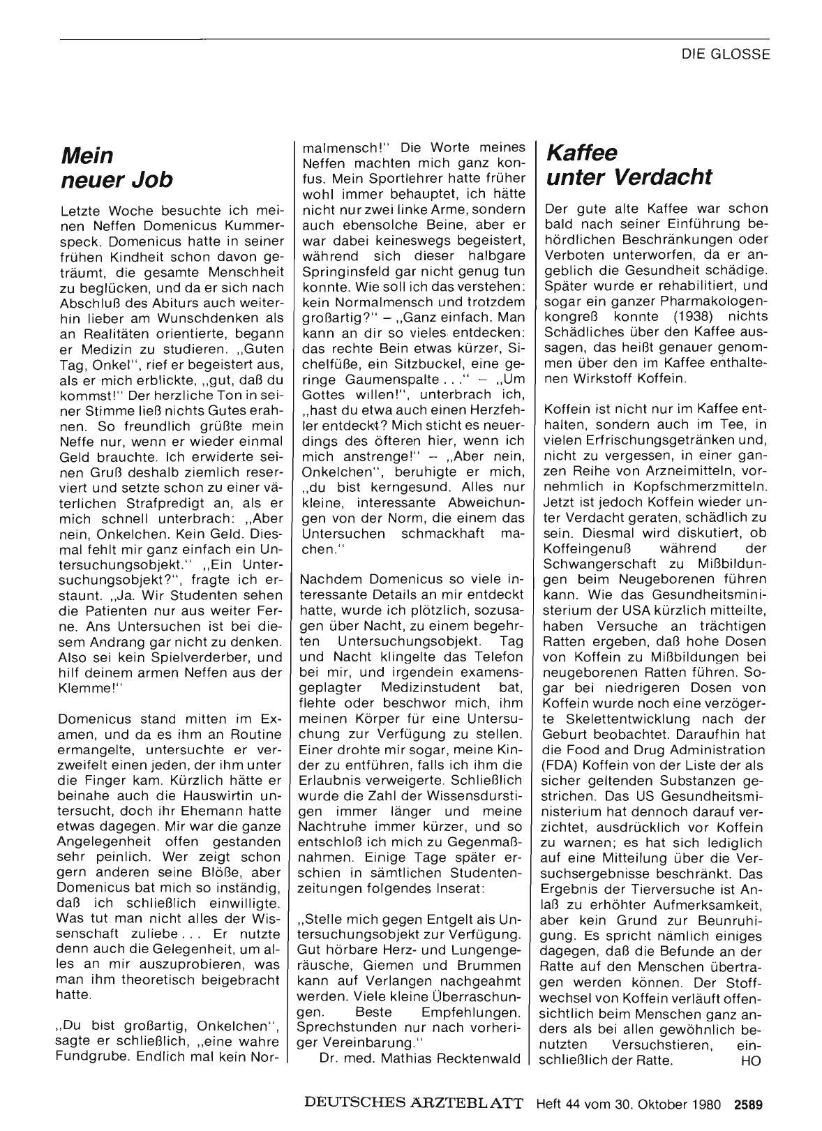 Vorschauseite 1: Mein neuer Job