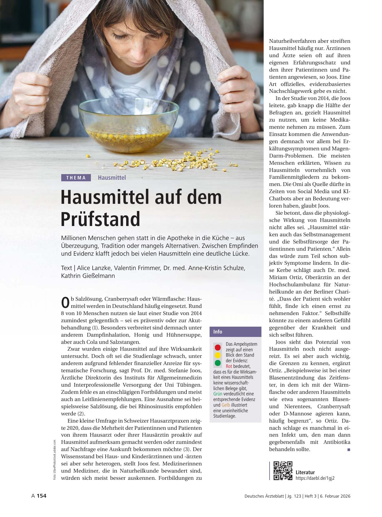 Vorschauseite 1: Hausmittel auf dem Prüfstand