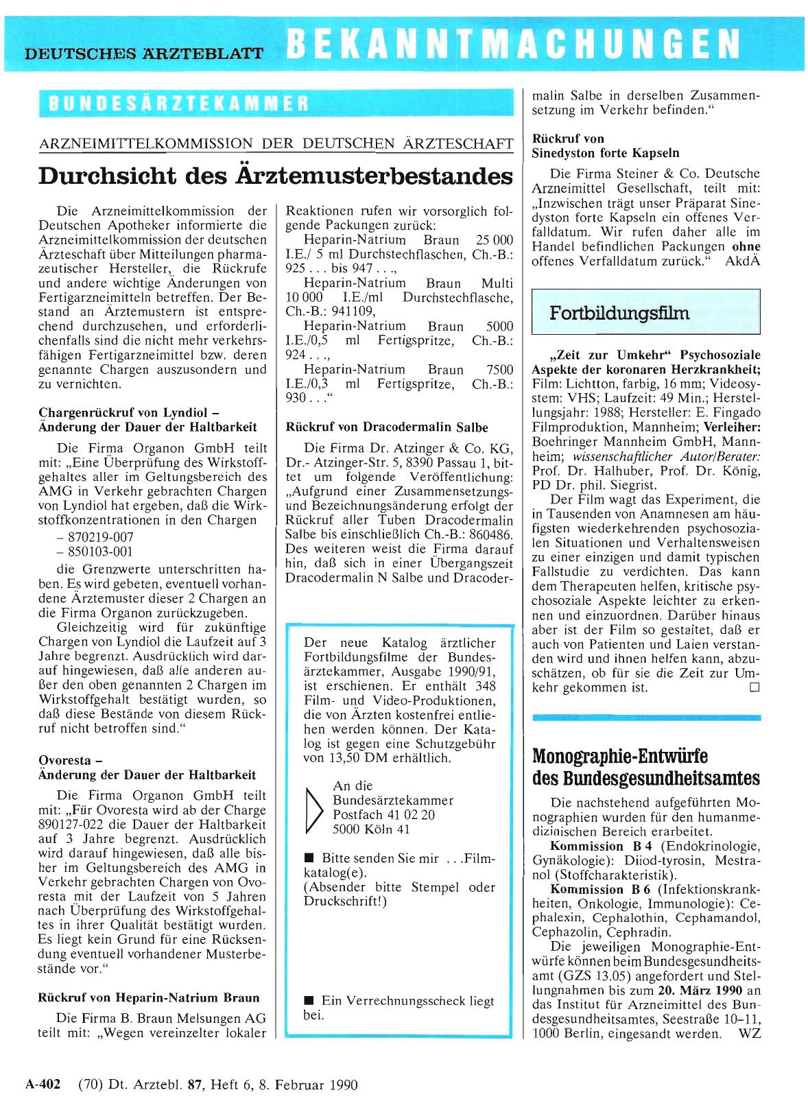 Vorschauseite 1: Fortbildungsfilm