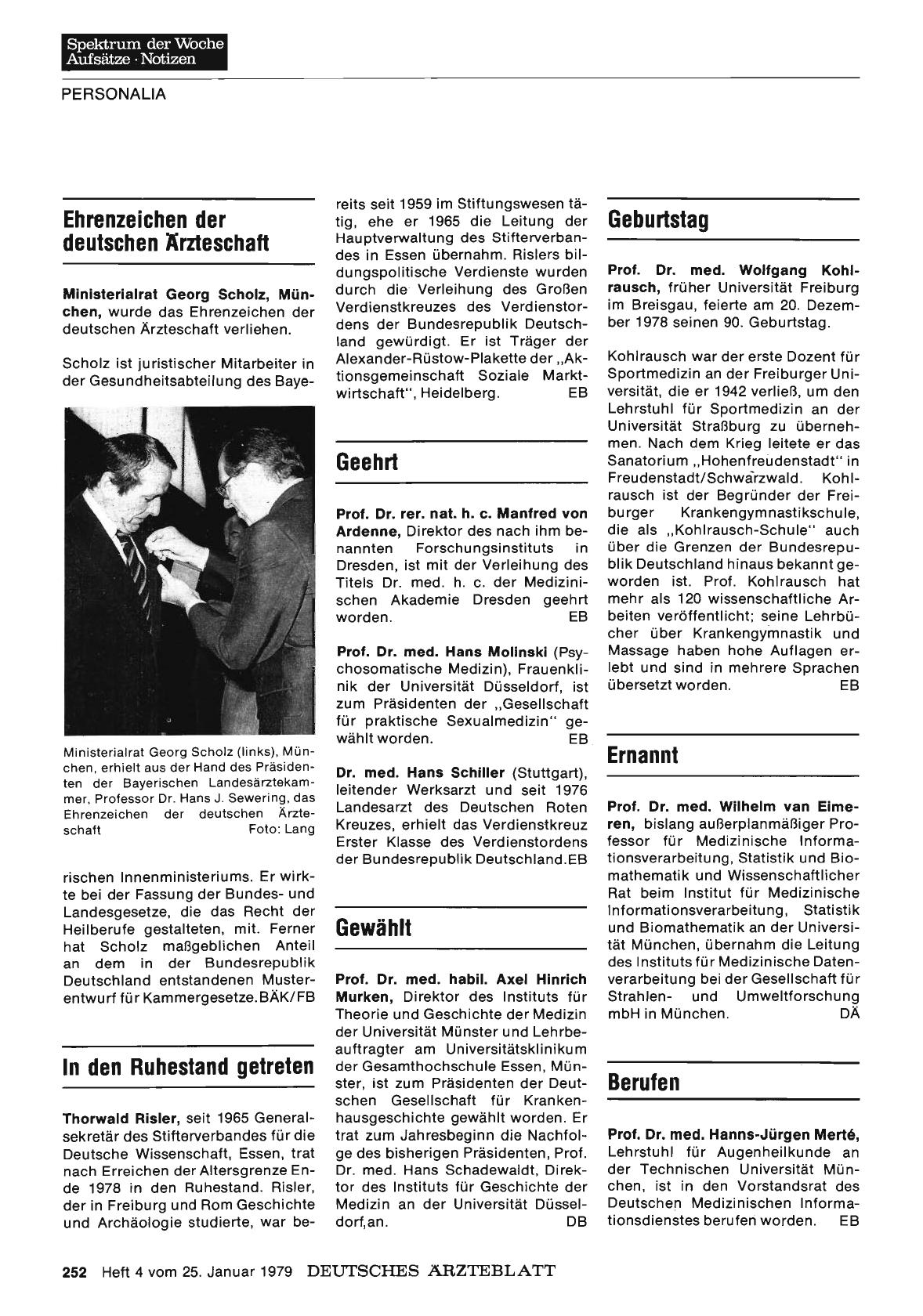 Vorschauseite 1: In den Ruhestand getreten