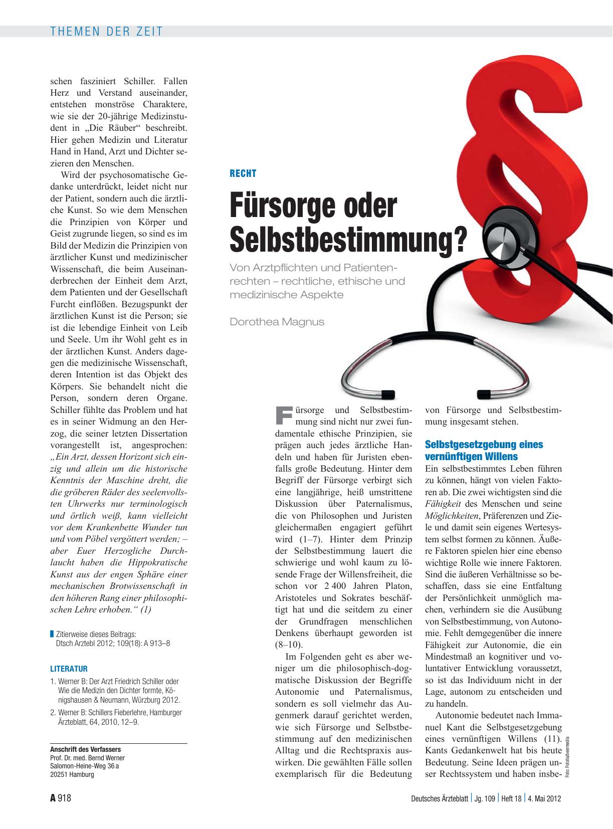 Vorschauseite 1: Recht: Fürsorge oder Selbstbestimmung?