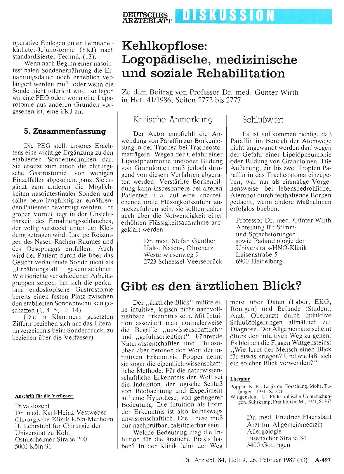 Vorschauseite 1: Gibt es den ärztlichen Blick?