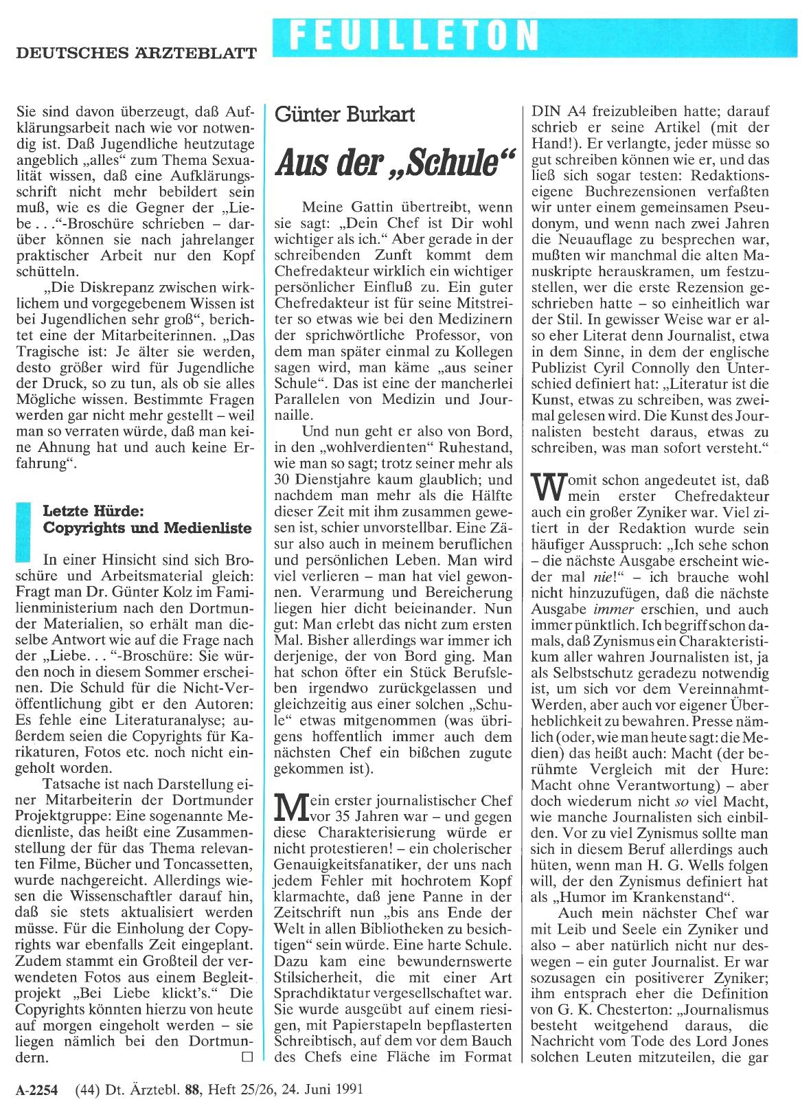 Vorschauseite 1: Aus der „Schule“