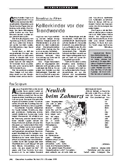 Vorschauseite 1: Börsebius zu Aktien: Kellerkinder vor der Trendwende