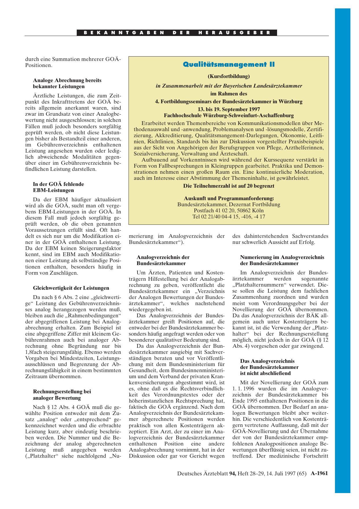 Vorschauseite 1: Qualitätsmanagement II