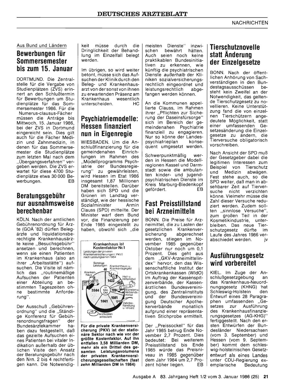 Vorschauseite 1: Tierschutznovelle statt Änderung der Einzelgesetze