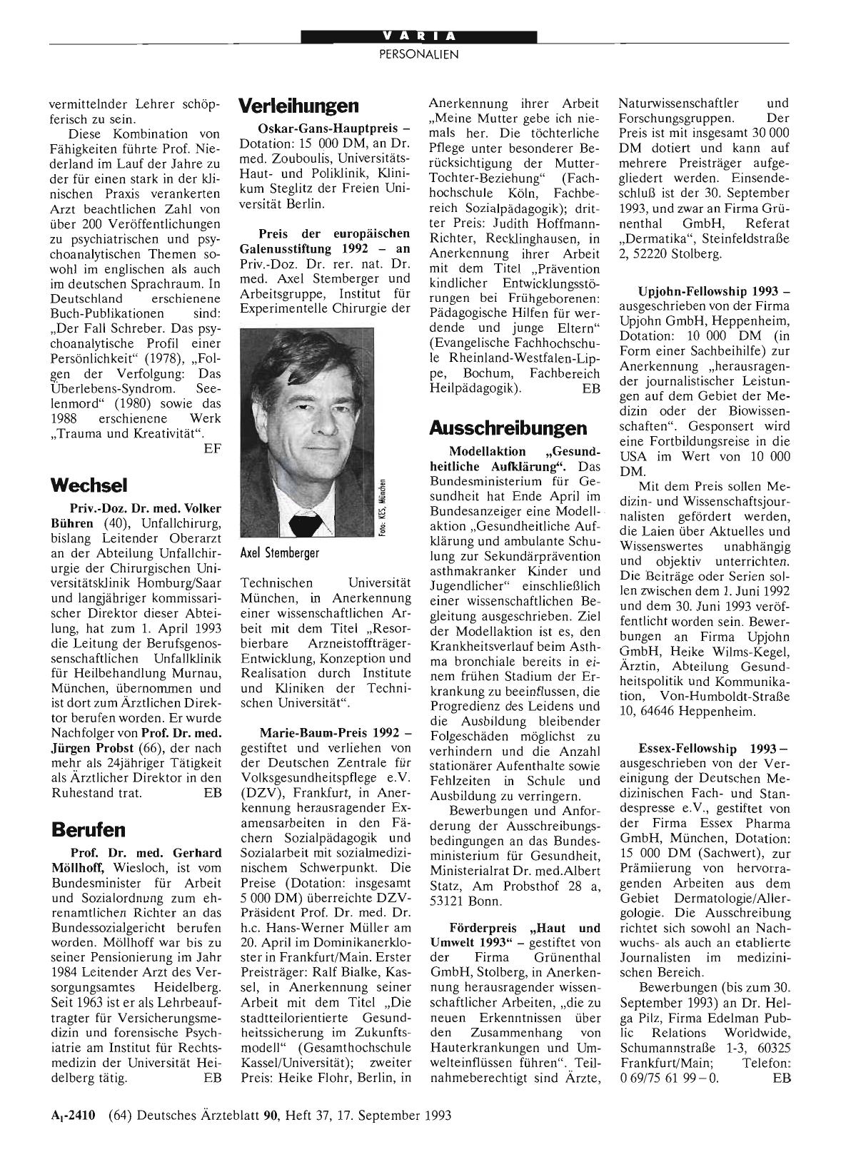 Vorschauseite 1: Berufen