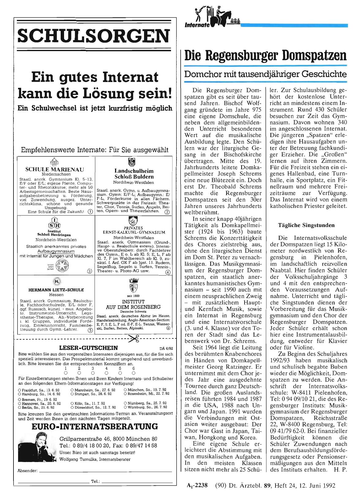 Vorschauseite 1: Die Regensburger Domspatzen: Domchor mit tausendjähriger Geschichte