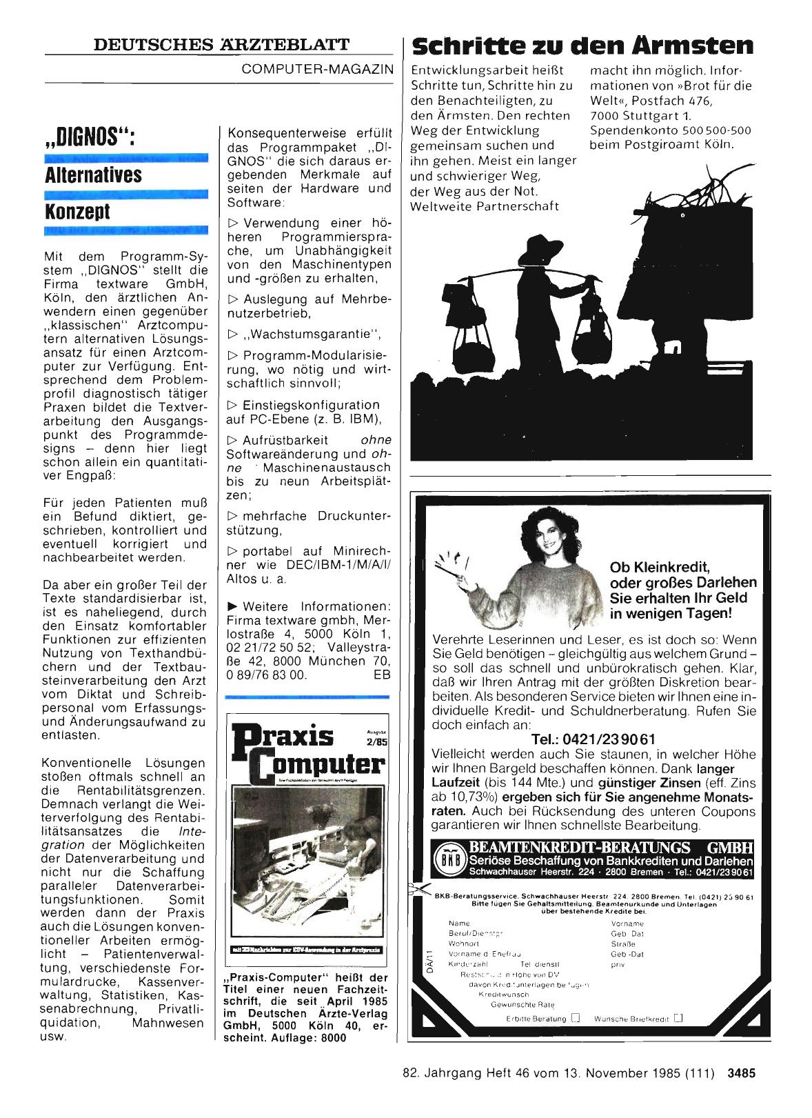 Vorschauseite 1: . ,Praxis-Computer“