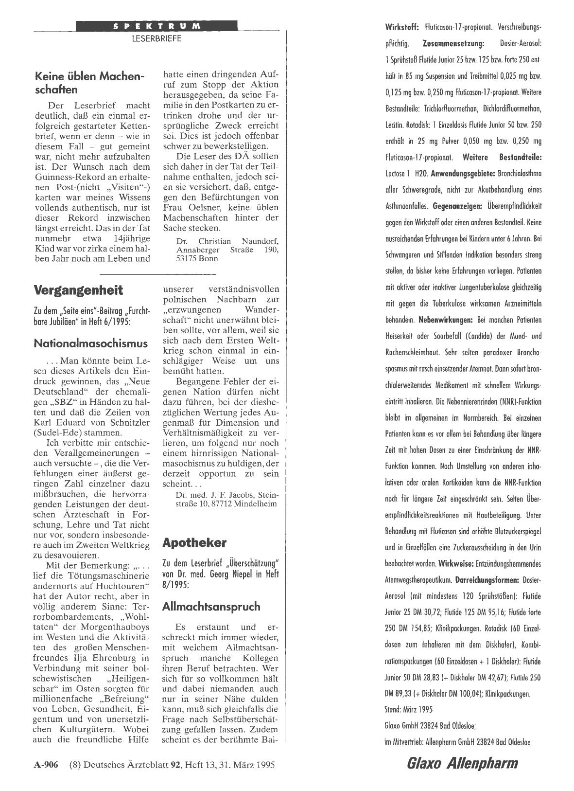 Vorschauseite 1: Kettenbriefe: Keine üblen Machenschaften
