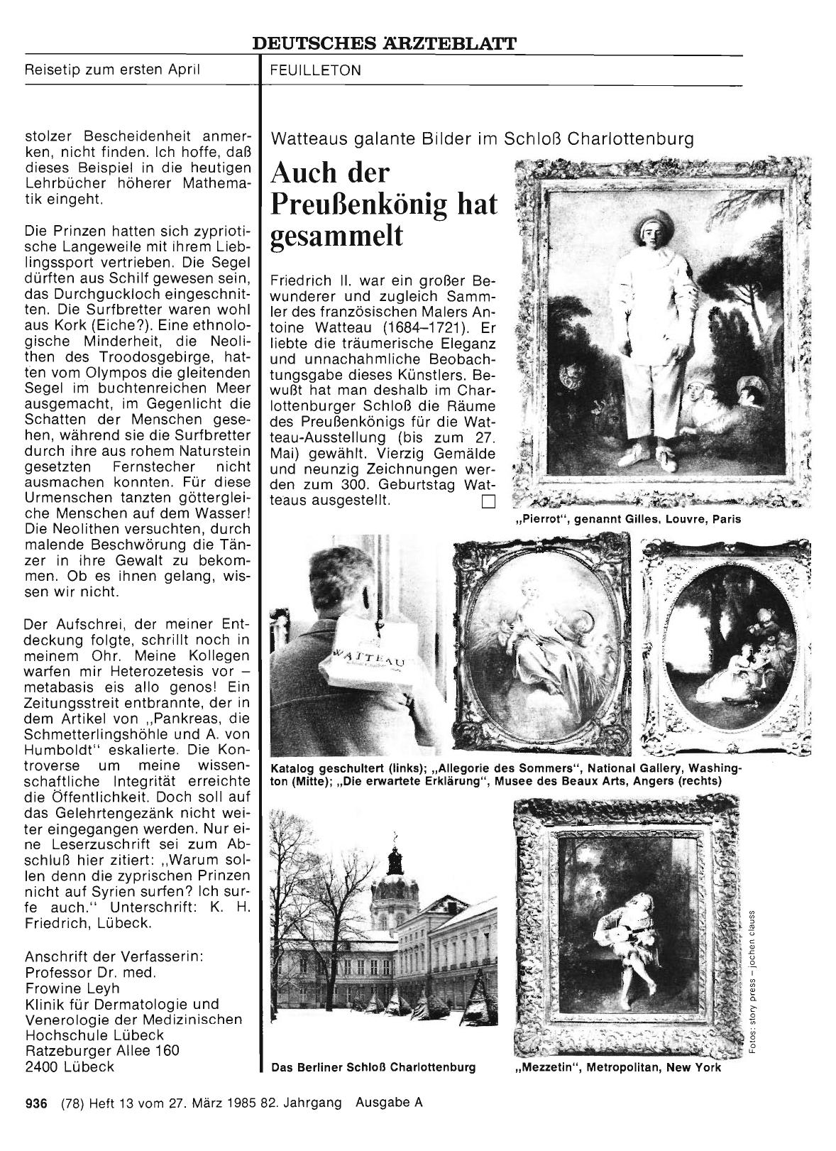 Vorschauseite 1: Auch der Preußenkönig hat gesammelt